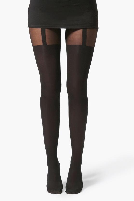 Hannah Mock Suspender Tights